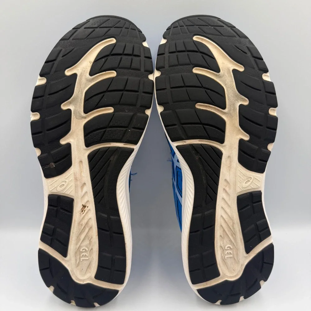ASICS GEL-CONTEND 8 Mens Size 12 Running Shoes AmpliFoam Blue 1011B492